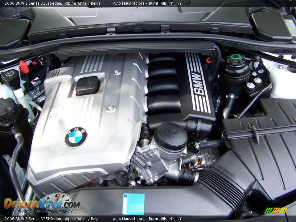 2006 BMW 3 Series 325i Sedan Alpine White / Beige Photo #14