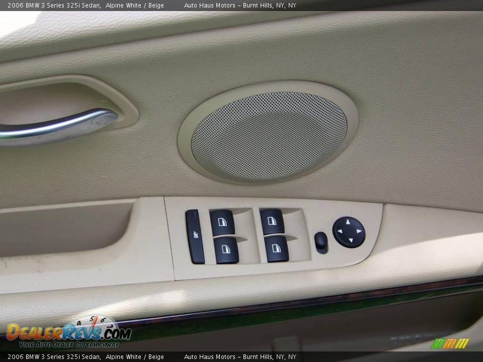 2006 BMW 3 Series 325i Sedan Alpine White / Beige Photo #17
