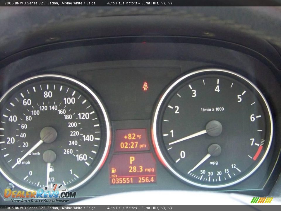 2006 BMW 3 Series 325i Sedan Alpine White / Beige Photo #19