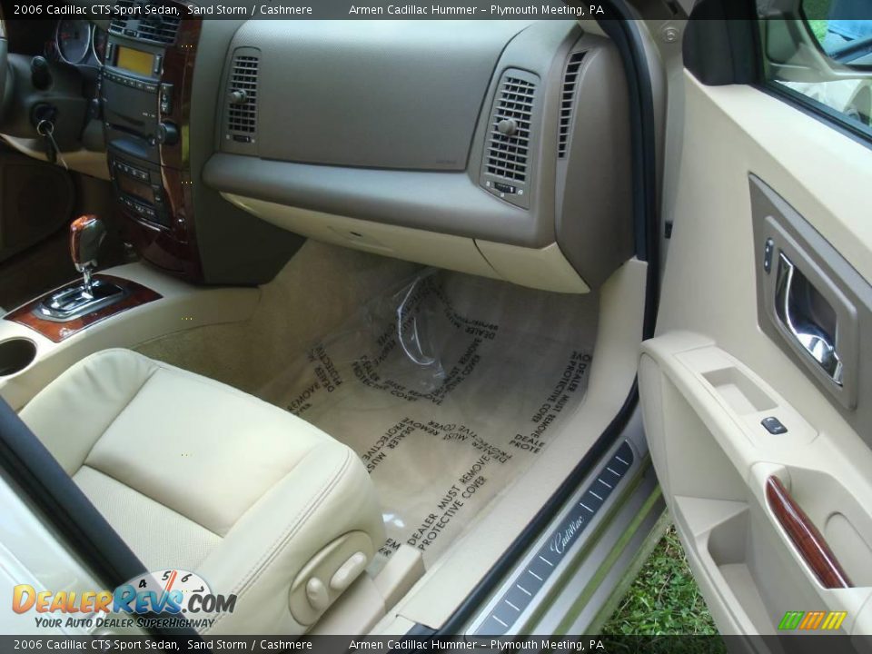 2006 Cadillac CTS Sport Sedan Sand Storm / Cashmere Photo #15