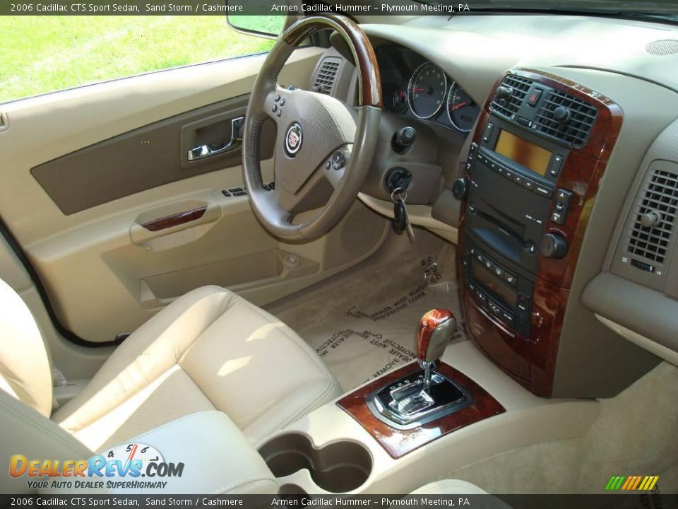 2006 Cadillac CTS Sport Sedan Sand Storm / Cashmere Photo #16