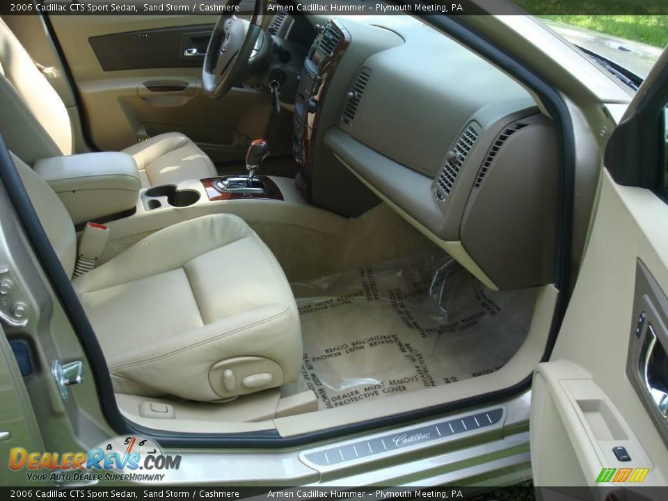 2006 Cadillac CTS Sport Sedan Sand Storm / Cashmere Photo #17