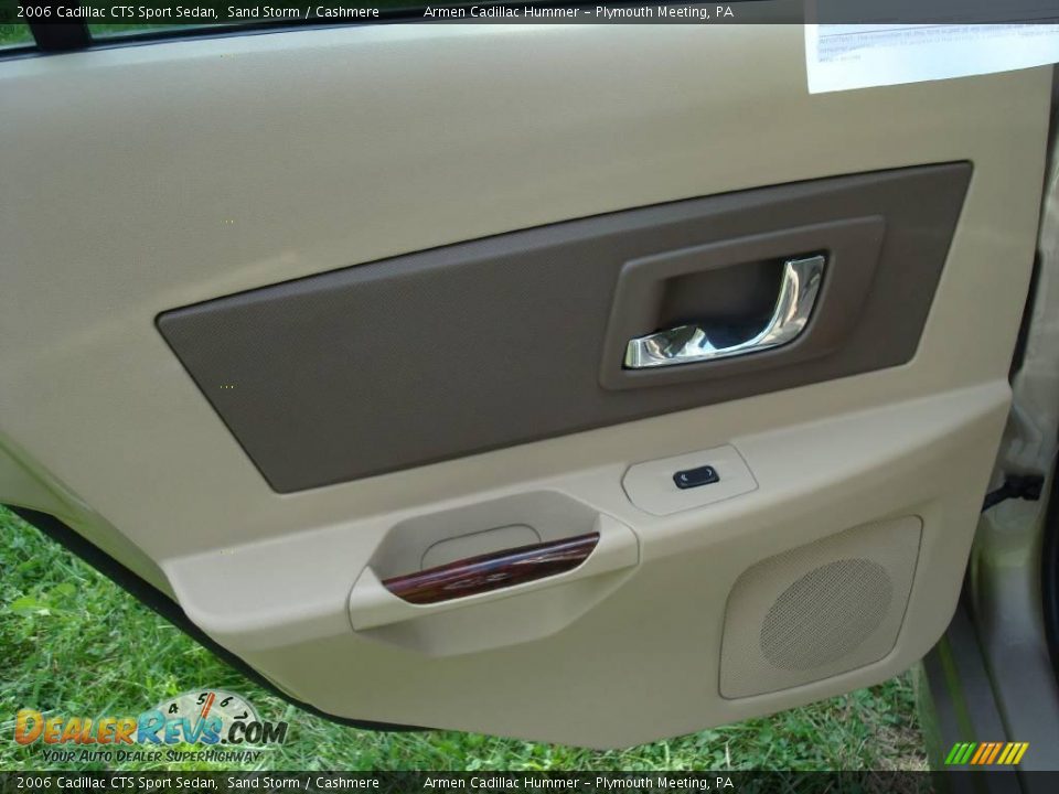 2006 Cadillac CTS Sport Sedan Sand Storm / Cashmere Photo #20
