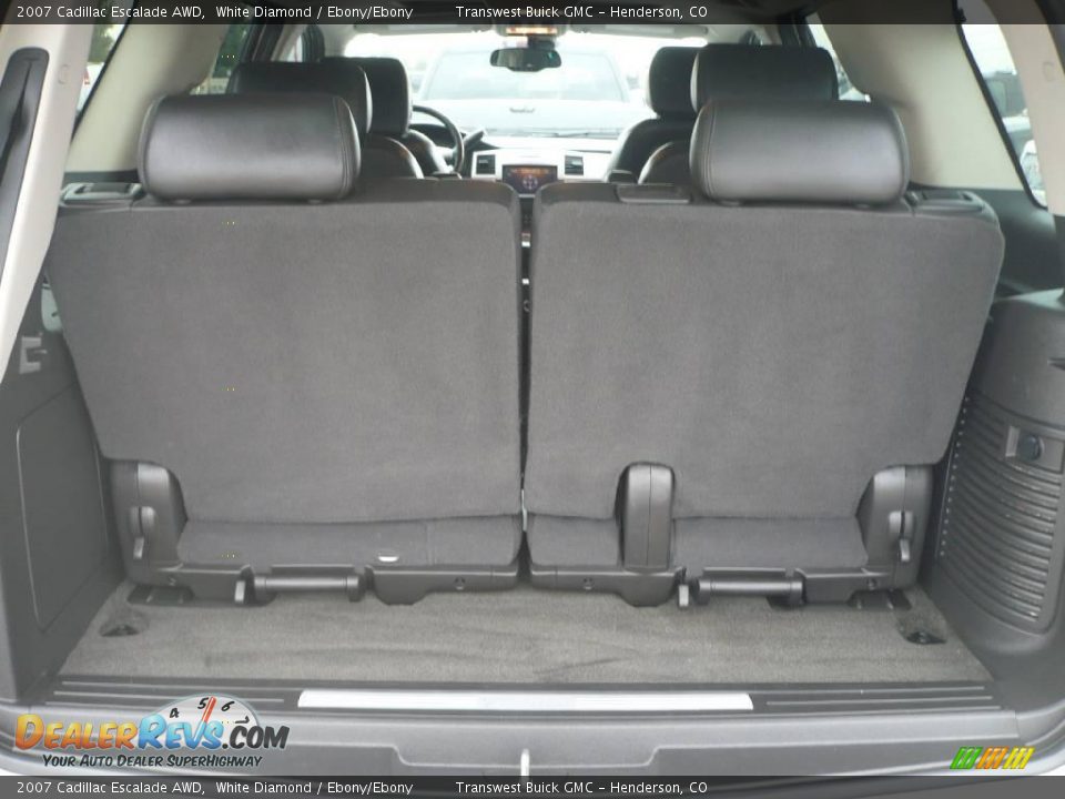 2007 Cadillac Escalade AWD White Diamond / Ebony/Ebony Photo #10