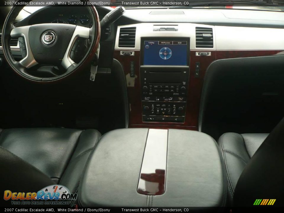 2007 Cadillac Escalade AWD White Diamond / Ebony/Ebony Photo #11