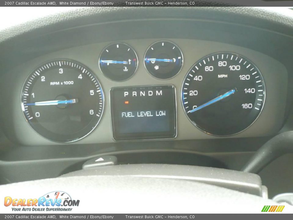 2007 Cadillac Escalade AWD White Diamond / Ebony/Ebony Photo #13