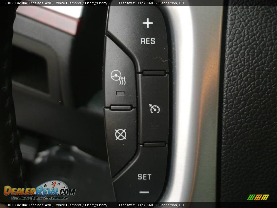2007 Cadillac Escalade AWD White Diamond / Ebony/Ebony Photo #16