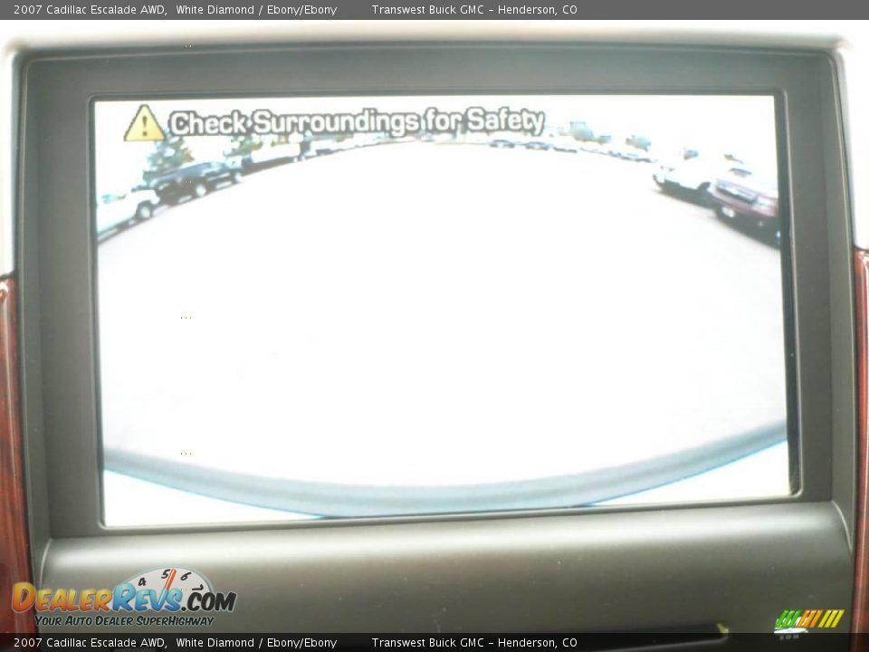 2007 Cadillac Escalade AWD White Diamond / Ebony/Ebony Photo #22