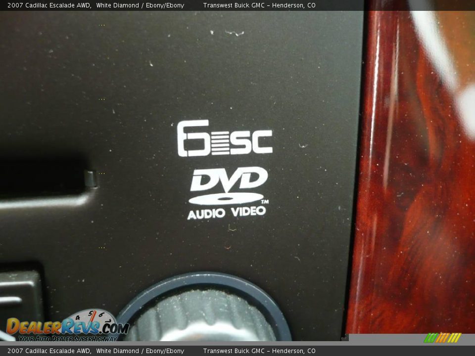 2007 Cadillac Escalade AWD White Diamond / Ebony/Ebony Photo #24