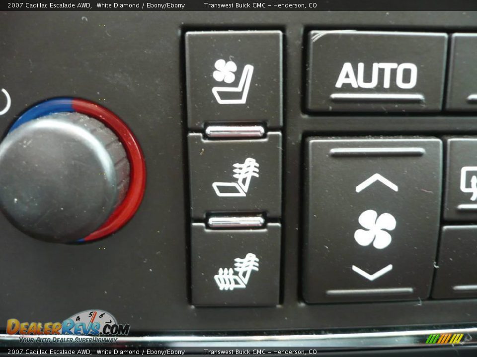 2007 Cadillac Escalade AWD White Diamond / Ebony/Ebony Photo #27