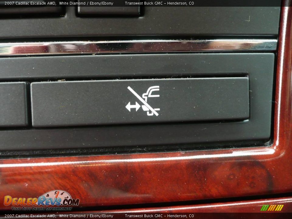 2007 Cadillac Escalade AWD White Diamond / Ebony/Ebony Photo #29