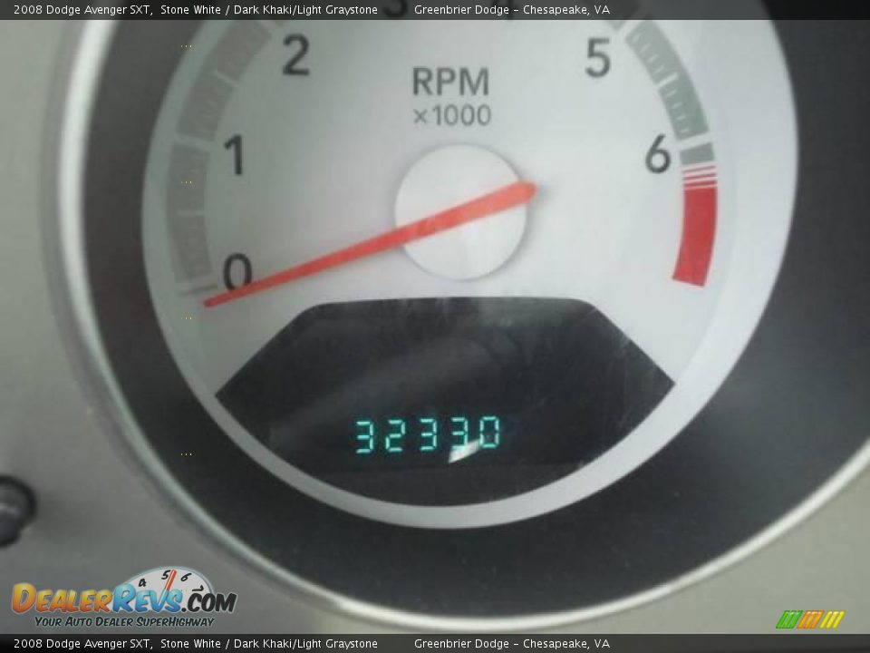 2008 Dodge Avenger SXT Stone White / Dark Khaki/Light Graystone Photo #17