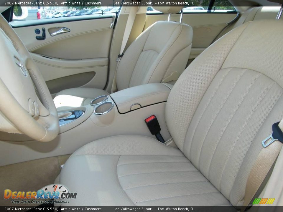 2007 Mercedes-Benz CLS 550 Arctic White / Cashmere Photo #14