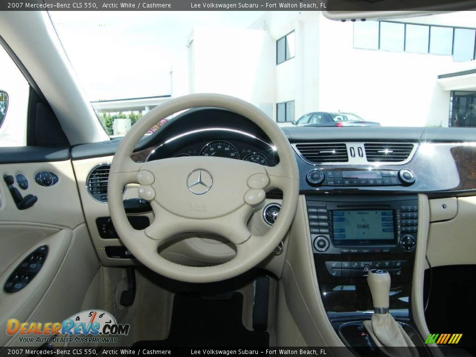 2007 Mercedes-Benz CLS 550 Arctic White / Cashmere Photo #18
