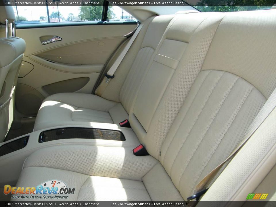 2007 Mercedes-Benz CLS 550 Arctic White / Cashmere Photo #22