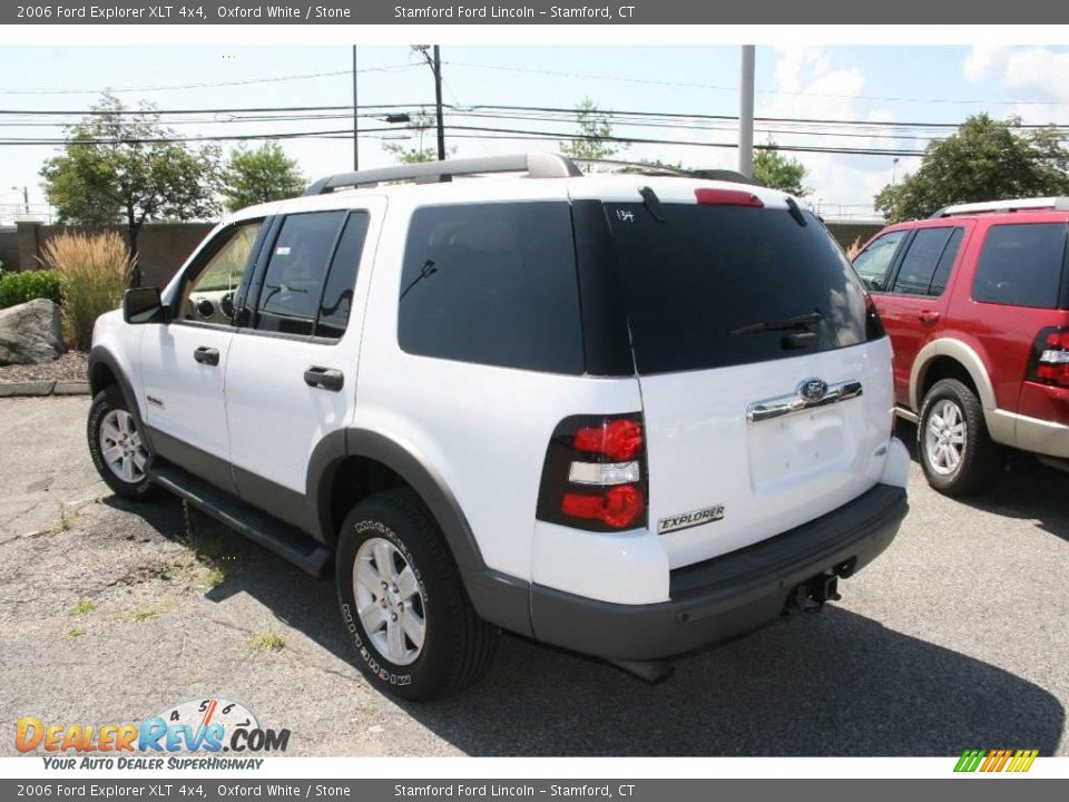 2006 Ford Explorer XLT 4x4 Oxford White / Stone Photo #8