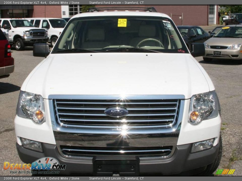 2006 Ford Explorer XLT 4x4 Oxford White / Stone Photo #11