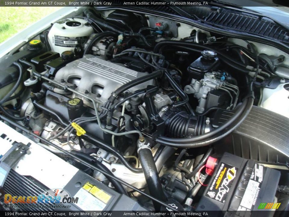 1994 Pontiac Grand Am GT Coupe Bright White / Dark Gray Photo #22