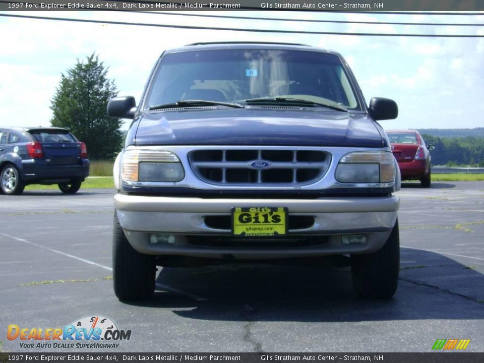1997 Ford Explorer Eddie Bauer 4x4 Dark Lapis Metallic / Medium Parchment Photo #2