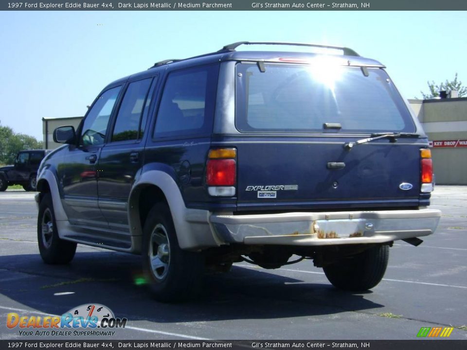 1997 Ford Explorer Eddie Bauer 4x4 Dark Lapis Metallic / Medium Parchment Photo #5