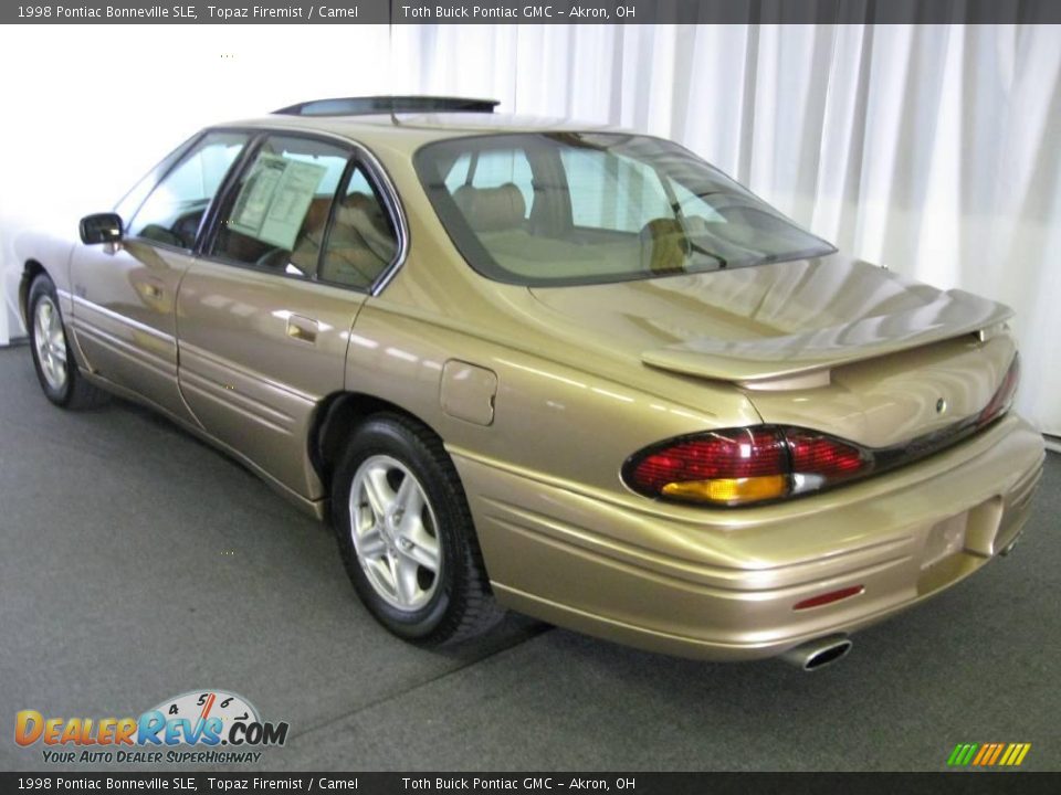 1998 Pontiac Bonneville SLE Topaz Firemist / Camel Photo #4