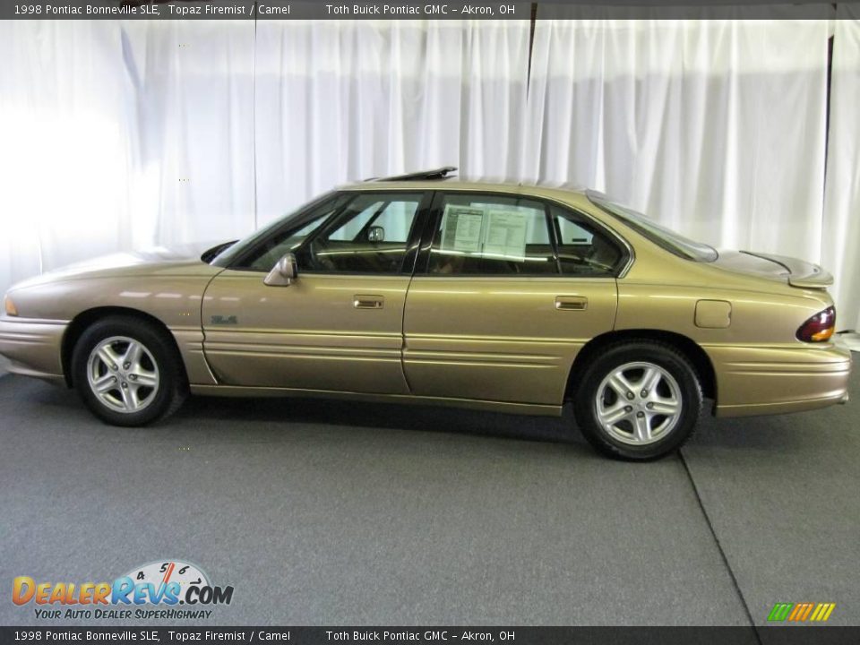 1998 Pontiac Bonneville SLE Topaz Firemist / Camel Photo #5