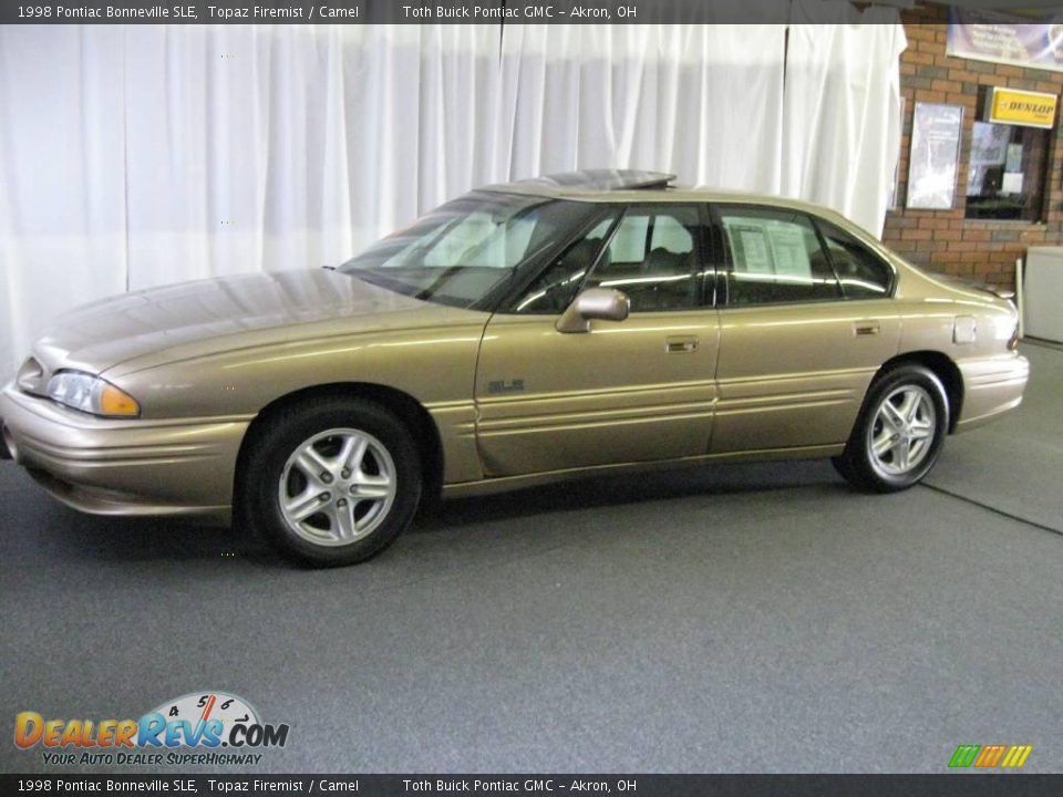 1998 Pontiac Bonneville SLE Topaz Firemist / Camel Photo #6