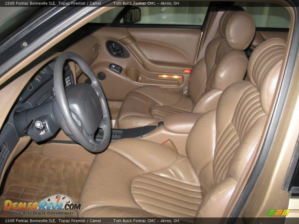 1998 Pontiac Bonneville SLE Topaz Firemist / Camel Photo #7