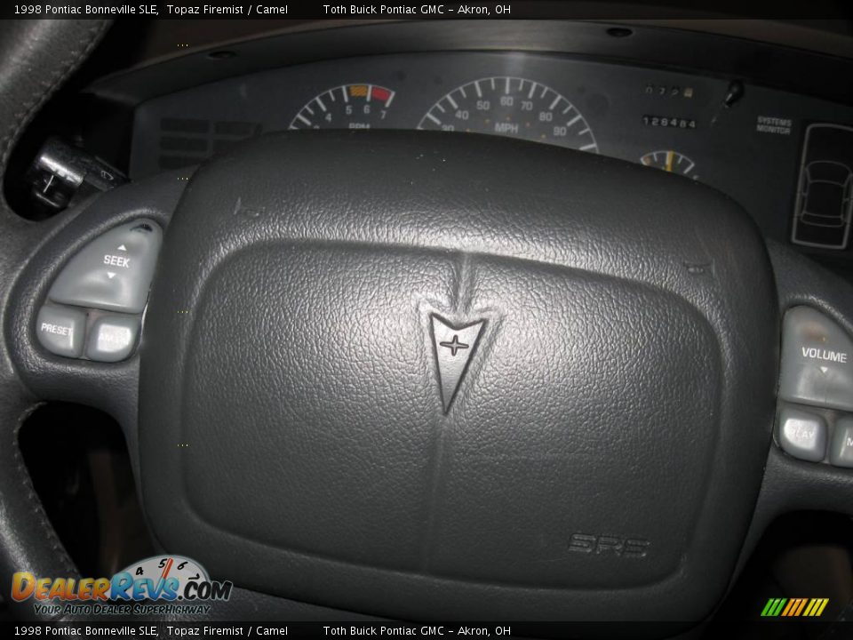 1998 Pontiac Bonneville SLE Topaz Firemist / Camel Photo #11