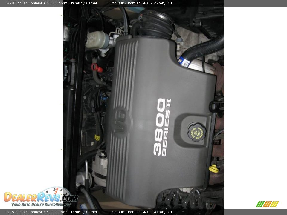 1998 Pontiac Bonneville SLE Topaz Firemist / Camel Photo #17