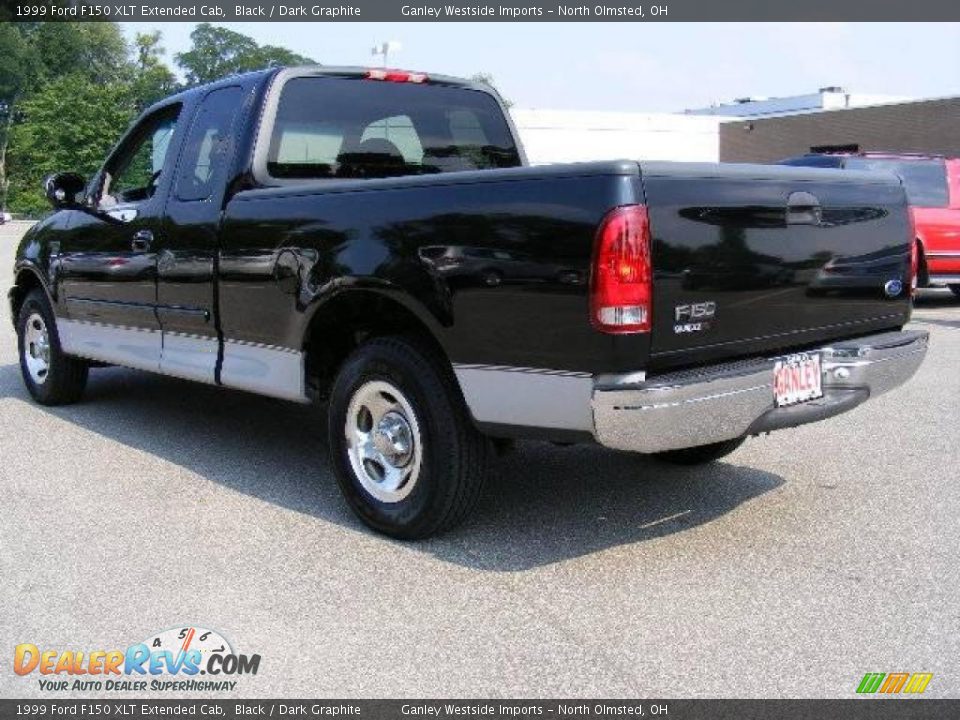 1999 Ford F150 XLT Extended Cab Black / Dark Graphite Photo #3