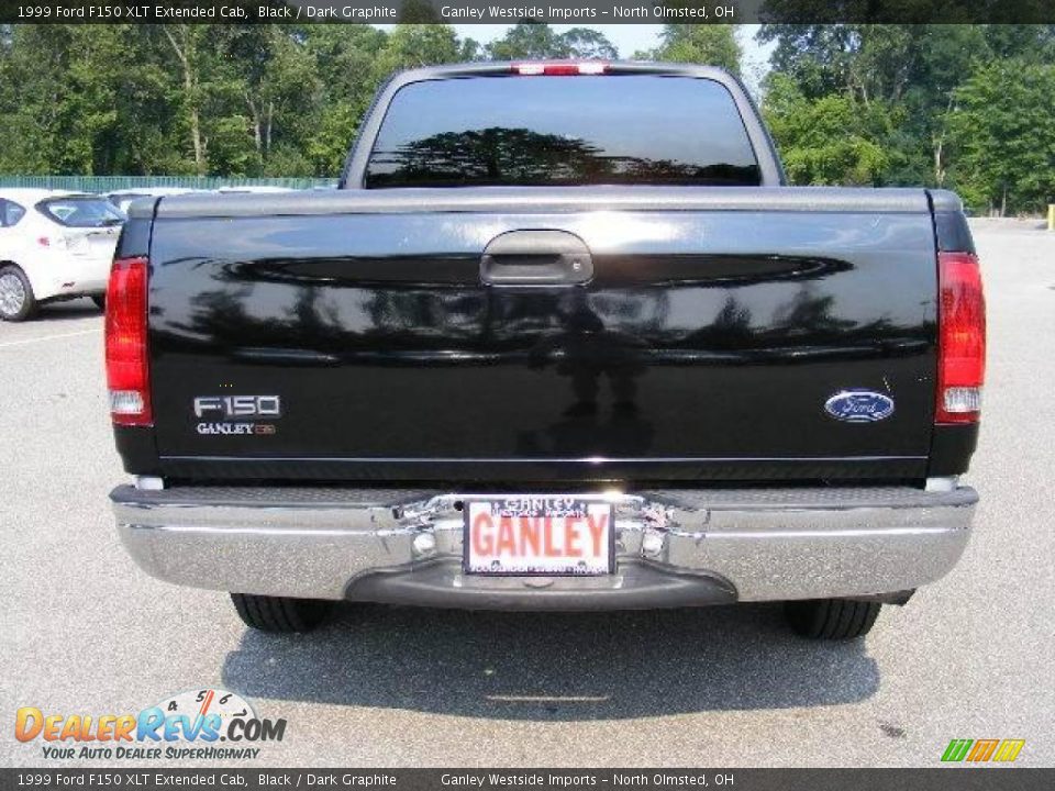 1999 Ford F150 XLT Extended Cab Black / Dark Graphite Photo #4