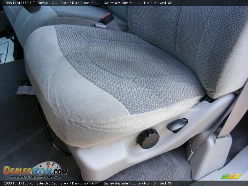 1999 Ford F150 XLT Extended Cab Black / Dark Graphite Photo #10
