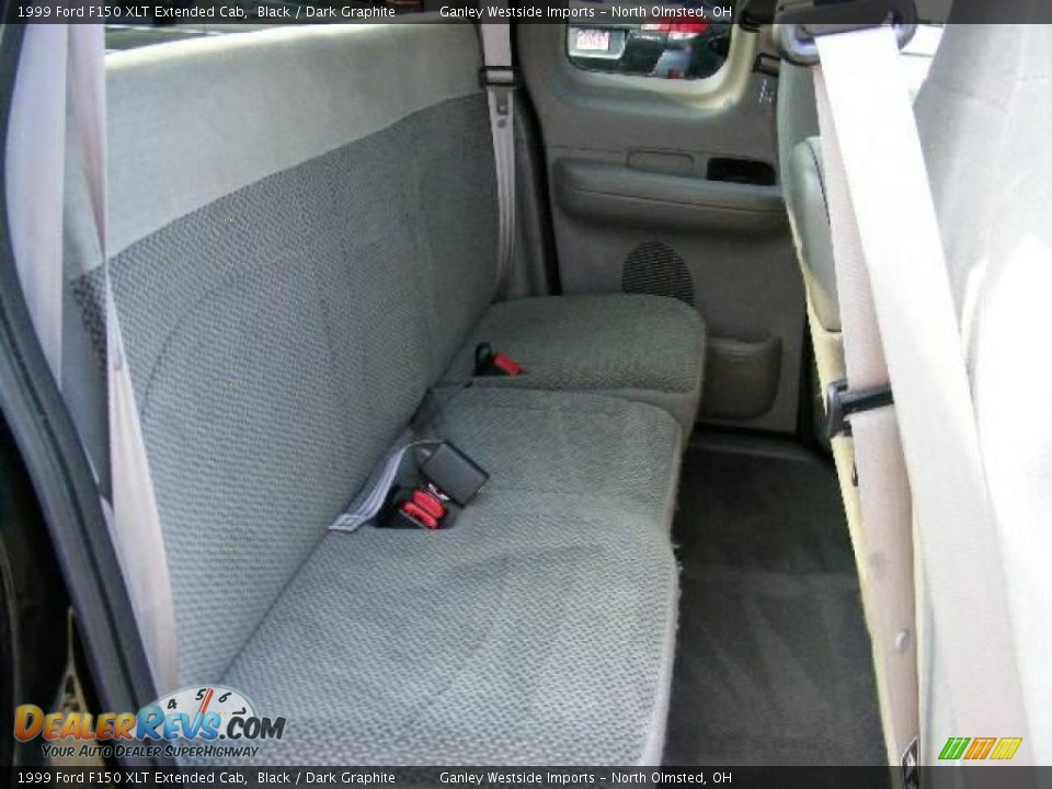 1999 Ford F150 XLT Extended Cab Black / Dark Graphite Photo #12