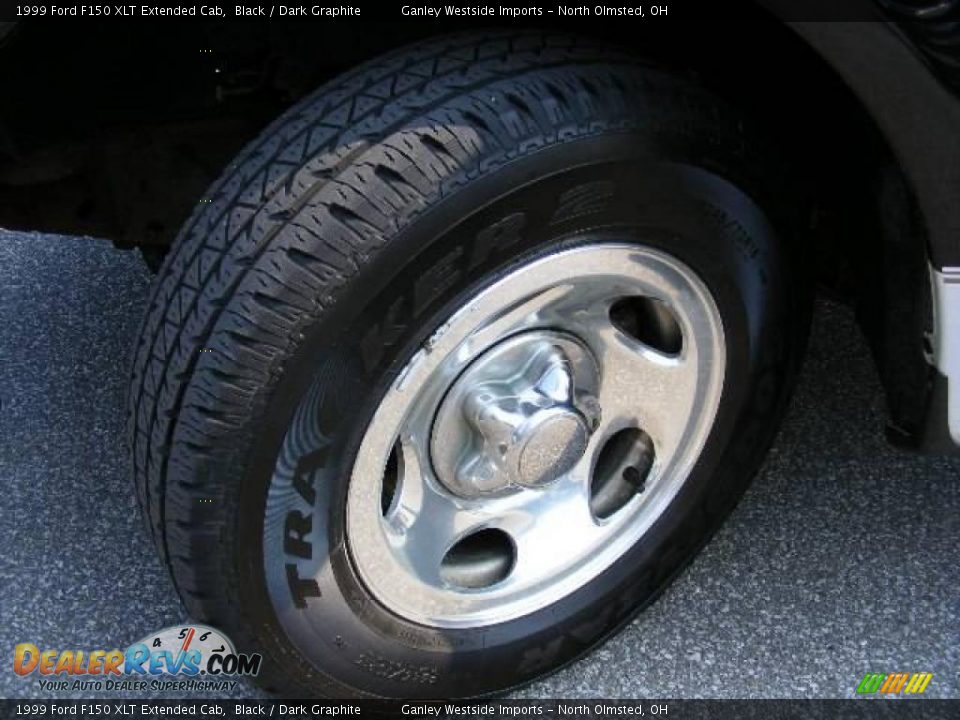 1999 Ford F150 XLT Extended Cab Black / Dark Graphite Photo #21