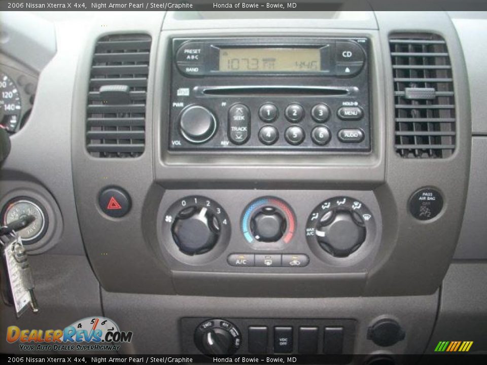 2006 Nissan Xterra X 4x4 Night Armor Pearl / Steel/Graphite Photo #11