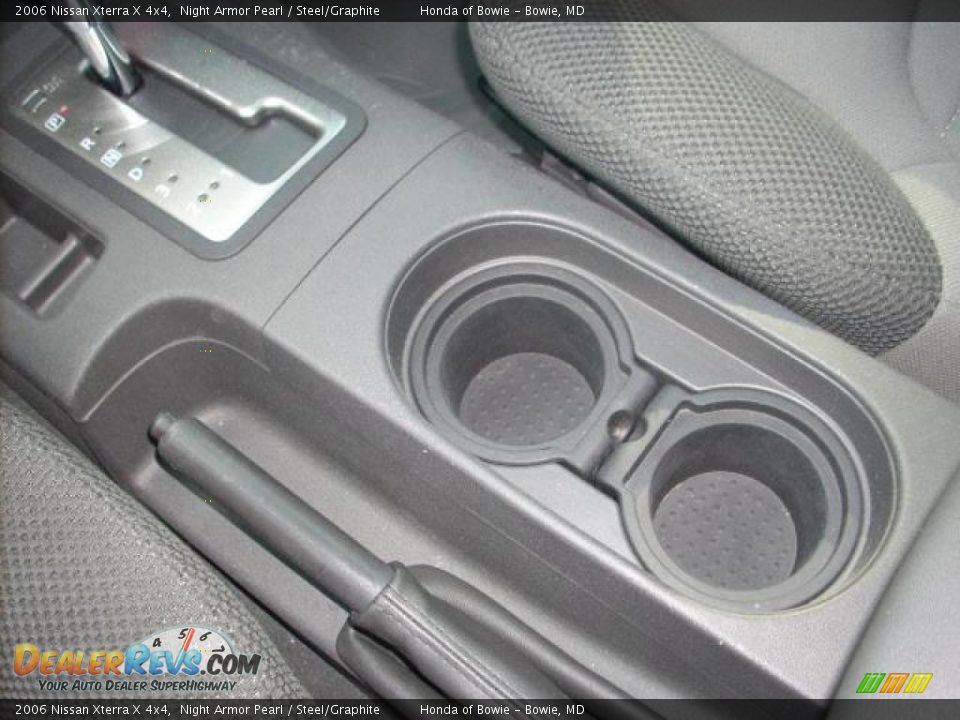 2006 Nissan Xterra X 4x4 Night Armor Pearl / Steel/Graphite Photo #13