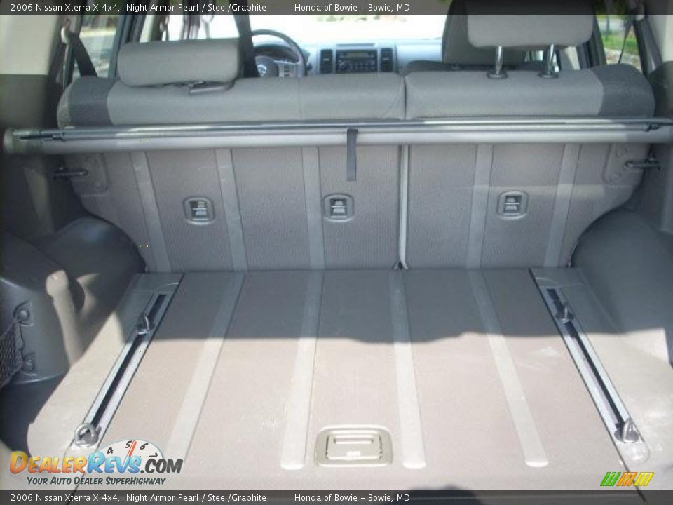 2006 Nissan Xterra X 4x4 Night Armor Pearl / Steel/Graphite Photo #18