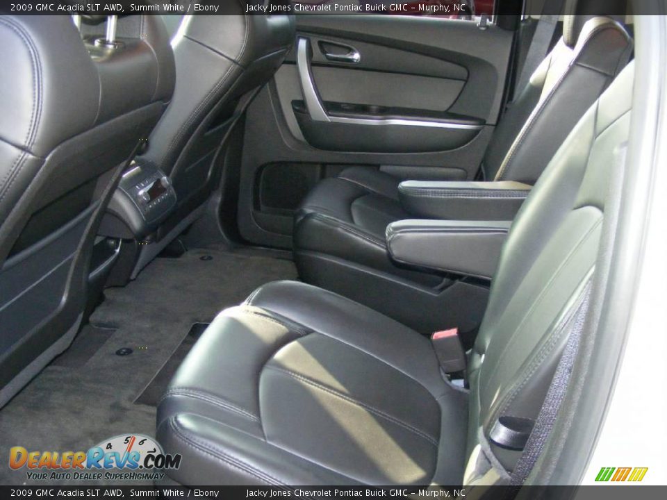 2009 GMC Acadia SLT AWD Summit White / Ebony Photo #12
