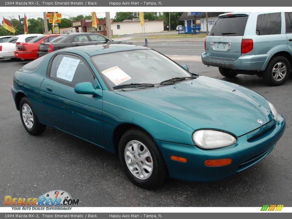 1994 Mazda MX-3 Tropic Emerald Metallic / Black Photo #1