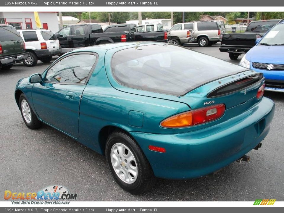 1994 Mazda MX-3 Tropic Emerald Metallic / Black Photo #2