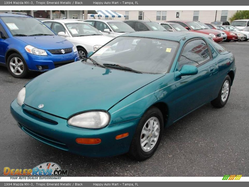 1994 Mazda MX-3 Tropic Emerald Metallic / Black Photo #5