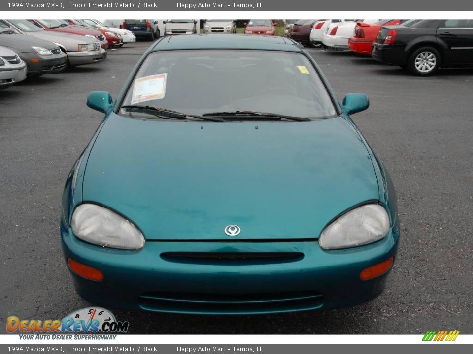 1994 Mazda MX-3 Tropic Emerald Metallic / Black Photo #8