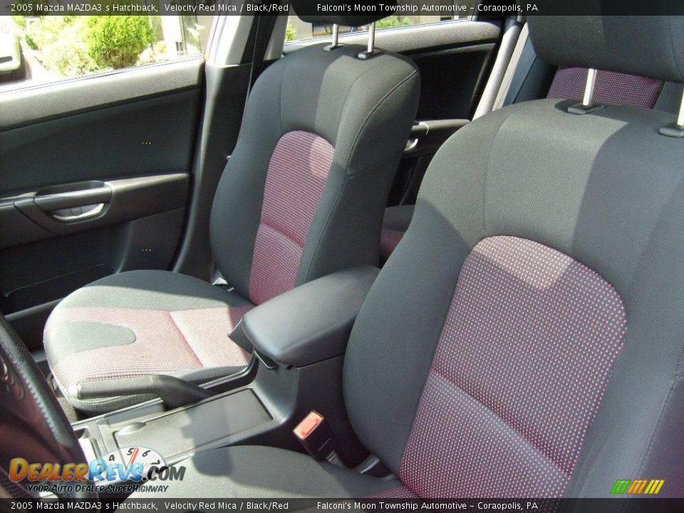 2005 Mazda MAZDA3 s Hatchback Velocity Red Mica / Black/Red Photo #8