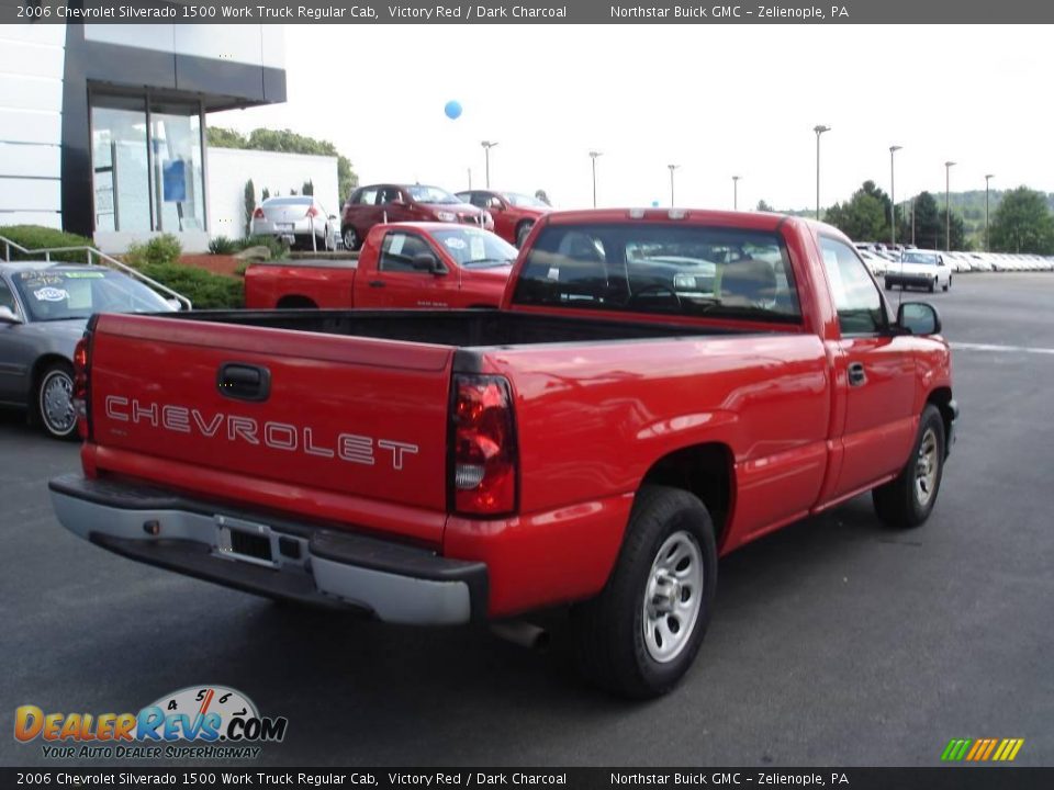 2006 Chevrolet Silverado 1500 Work Truck Regular Cab Victory Red / Dark Charcoal Photo #2