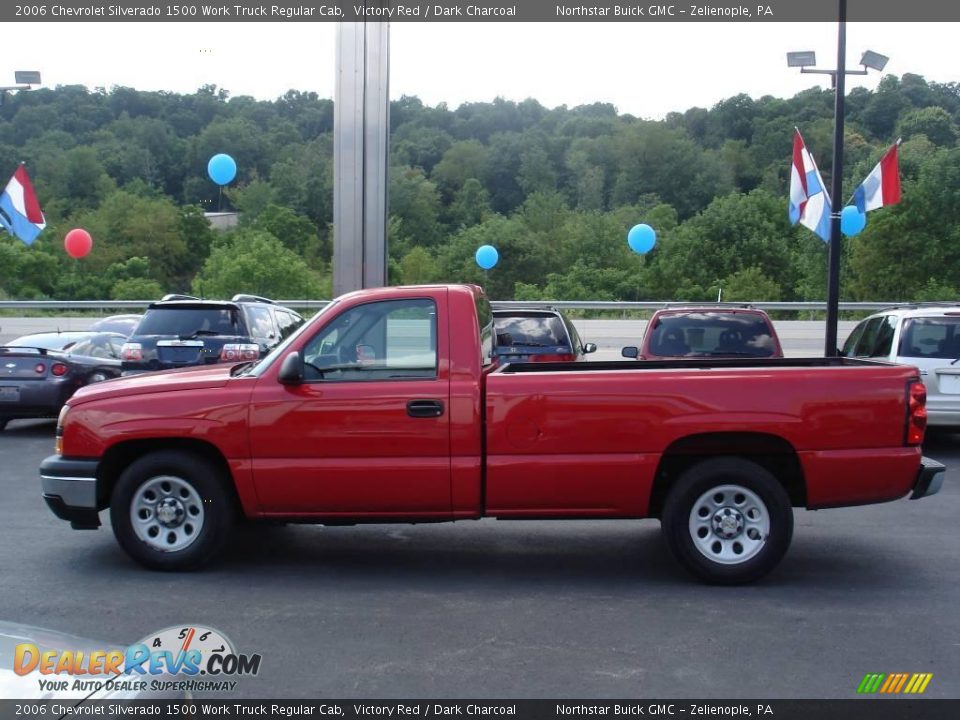2006 Chevrolet Silverado 1500 Work Truck Regular Cab Victory Red / Dark Charcoal Photo #5