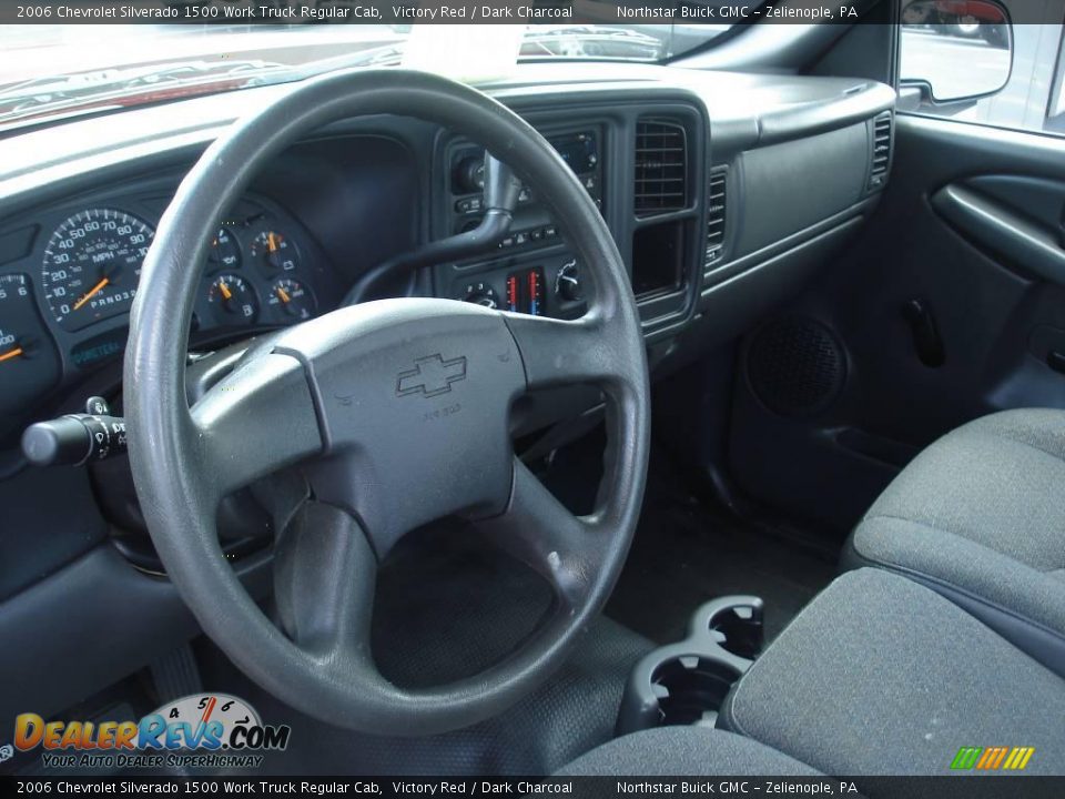 2006 Chevrolet Silverado 1500 Work Truck Regular Cab Victory Red / Dark Charcoal Photo #7