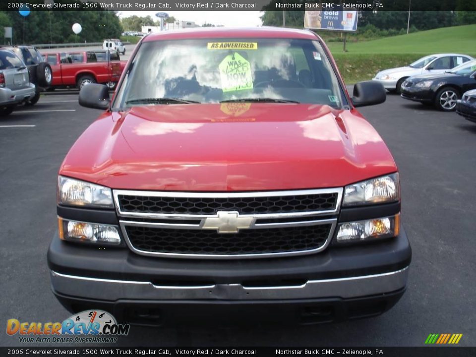 2006 Chevrolet Silverado 1500 Work Truck Regular Cab Victory Red / Dark Charcoal Photo #13