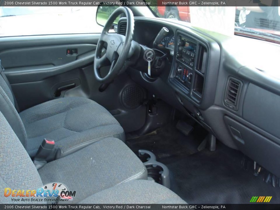 2006 Chevrolet Silverado 1500 Work Truck Regular Cab Victory Red / Dark Charcoal Photo #16