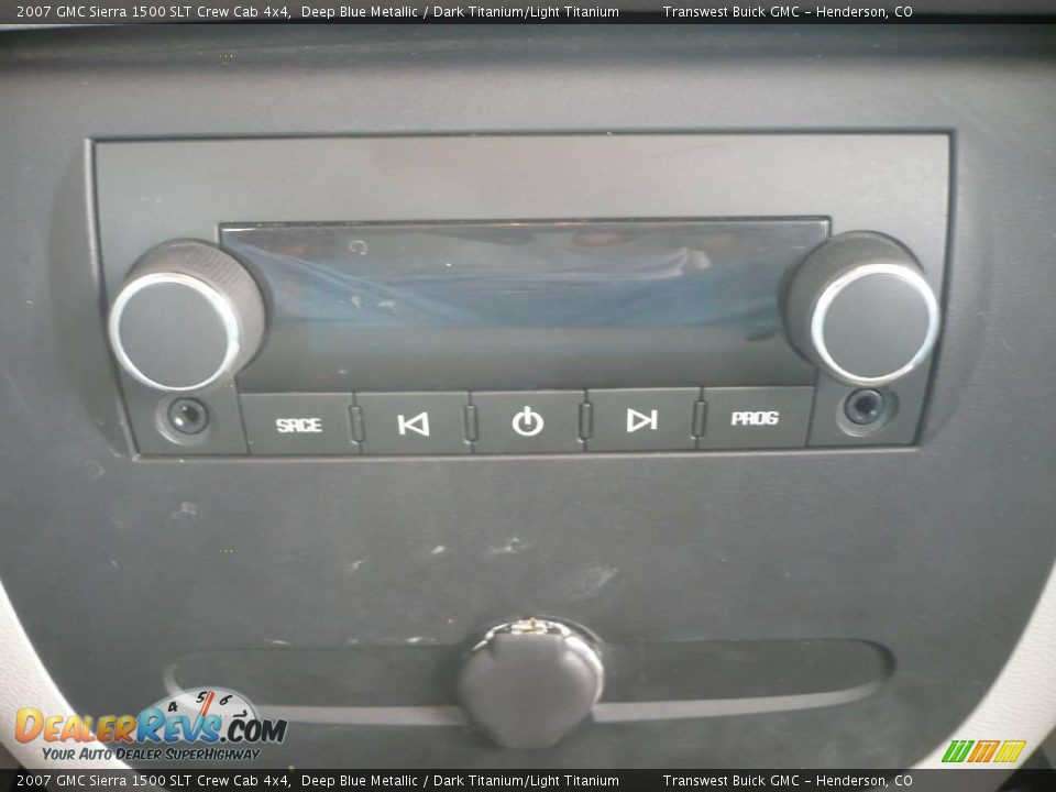 2007 GMC Sierra 1500 SLT Crew Cab 4x4 Deep Blue Metallic / Dark Titanium/Light Titanium Photo #14